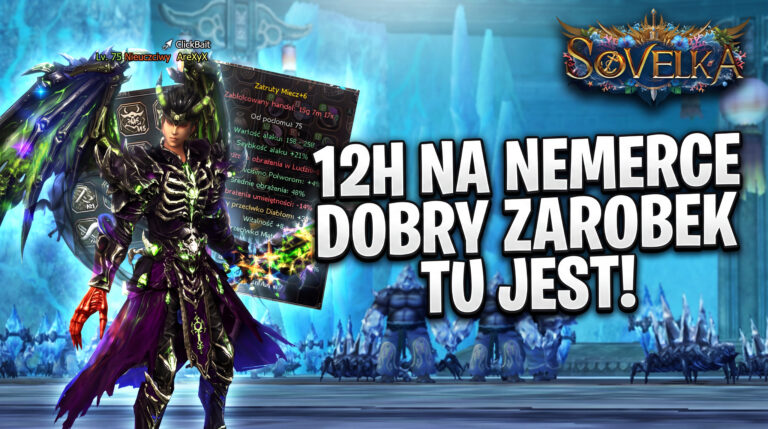[#03] Sovelka – DROGIE TE PASYWKI FEST :c | 12H NA NEMERCE – TEST ZAROBKU!